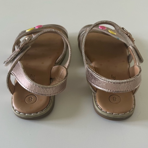 Cat & Jack sandals. Gold with buckles. Preloved with lots of life left. Size 8. - Picture 2 of 5